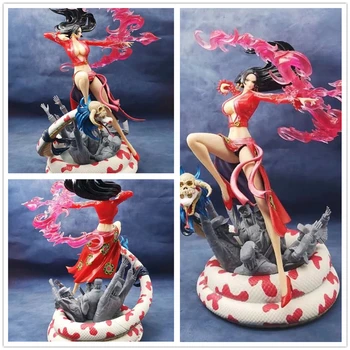 Anime Seksualios Merginos Paveikslas Vienas Gabalas Boa Hancock Mūšis Ver. GK PVC Veiksmų Skaičius, Statula Kolekcijos Modelis Žaislai, Lėlės 35cm