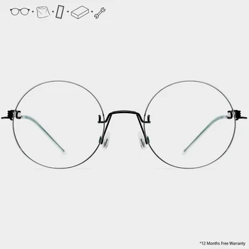Be titano akinius taškus moterys turas acetatas skaidrius akinius dizaineris prekės vyrų žymeklį, akiniai rėmeliai prabanga
