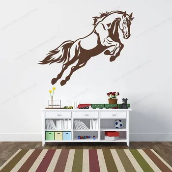 Arklių šokinėja Siena Lipdukas vinilo namų dekoro, Vaikų kambarys nuimamas sienos meno freskos HJ847