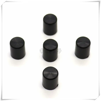 10 Gabalas 10 * 12mm juodo plastiko pagrindiniai bžūp jutiklinį jungiklį, savaiminio fiksavimo jungiklis bžūp apvalia skyle kvadratinės skylės diametras 3.2 mm, gali būti naudojamas