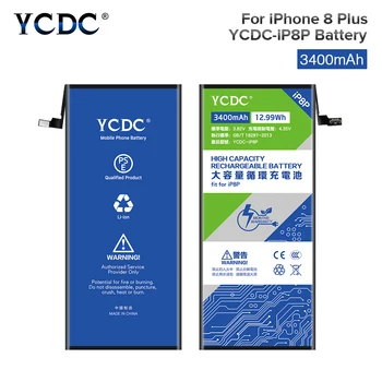 3.82 V 3400mAh YCDC Mobiliojo Telefono Bateriją, Skirta iPhone 