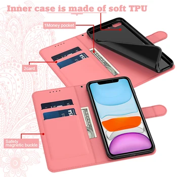 Povas Flip Case For Huawei Y6P Y5P P Smart Garbę 20 Lite 10I Y5 2019 Y6 Pro 2019 30 Lite Žaisti 8A Nova 3E 4E Piniginės Padengti Rubisafe