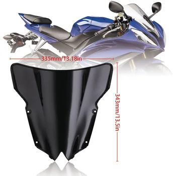 Už YAMAHA YZF600 R6 2008-2016 motociklų Aksesuarų Parabrisas para paruošti-brise deflectores de vėjas Priekinis stiklas