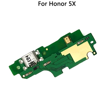10VNT Nauji Garbės 5X USB Apmokestinimo Huawei Honor 5X Įkroviklis Uosto Doko Jungtis, Flex Kabelis Remontas Dalis