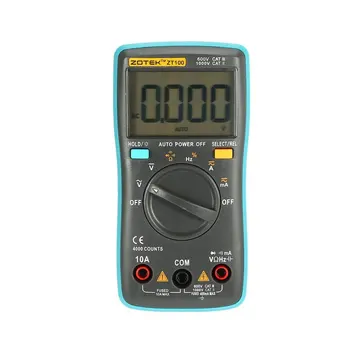 Skaitmeninis Multimetras Ammeter Voltmeter Atsparumo Dažnis apšvietimas Skaitiklio įtampos Diodas Dažnio ZT98 ZT100 ZT101 ZT102