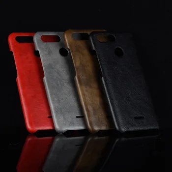 Subin Už Xiaomi Redmi 6 Byloje 5.45 colių Retro PU Odos Litchi modelio Odos Padengti Xiaomi Redmi 6 Redmi6 Telefono Maišelį Atveju
