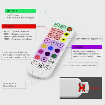 5V USB LED RGB Valdiklis Bluebooth Galia TV Backlight led RGB juostos Valdiklis Tolimosios Šviesos Magija Namų spalvinga