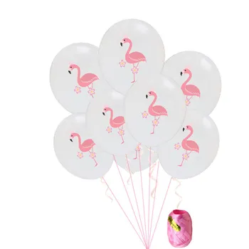 12 Colių Flamingo Latekso Balionas Havajų Vėžlys Lapų Ananasas, Arbūzas balionų šalis dekoro prekių gimtadieniu