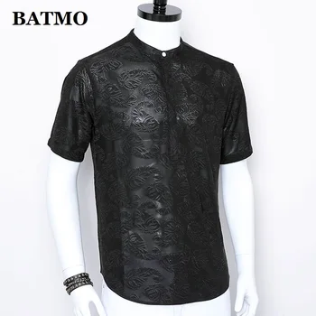 BATMO 2019 naują atvykimo vasaros aukštos kokybės žakardo atsitiktinis marškinėliai vyrams,vyriškos mados marškinėliai ,plius dydis M-3XL cy71