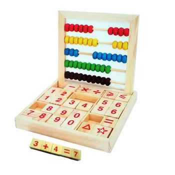 Mediniai Abacus Vaikai Vaikai Skaičiavimo Numeris Matematikos Mokymosi Žaislas