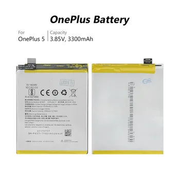 Originalus BLP637 Baterija OnePlus 5 / OnePlus 5T Mobiliojo Telefono 3.85 V 3300mAh BLP 637 Li-ion Telefono Bateriją Atidarymo Įrankiai