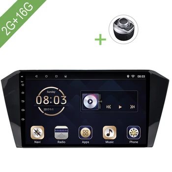 Automobilio Multimedijos grotuvas 1 Din Android 7.1 Automobilių DVD VW/Audi Magotan /Passat B8-2018 10.1