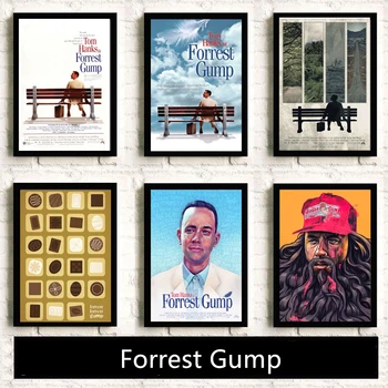 Forrest Gump Klasikinis Filmas HD Star Sienos Menas Namų Dekoras Drobė, Tapyba Meno Nordic Apdailos Kavinė Baras Viešbučio Kambarį Plakatas