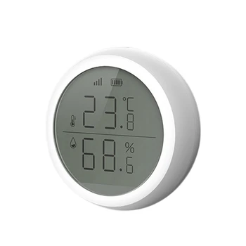 Karšto SV-Zigbee 3.0 Bevielio Temperatūros Jutiklis Tuya ir Protingas Gyvenimo App Kontroliuoti Temperatūros ir Drėgmės Jutiklis