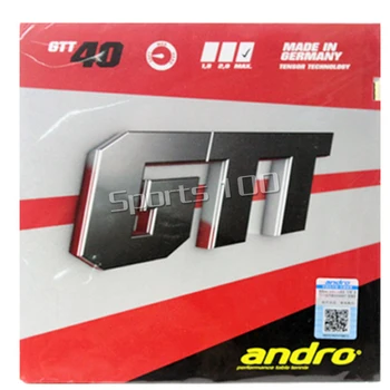 Andro GTT40 GTT45 Spuogų Į Stalo Teniso Gumos Kauliukų-Į Ping Pong Sponge Tenso De Mesa