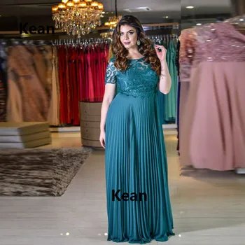 Plus Size Klostuotas sijonas vakarinę Suknelę Nėrinių Krepo ypatinga Proga-Suknelė Islamo Dubajus Kaftan Saudo arabų Promenadzie Suknelė pagal Užsakymą