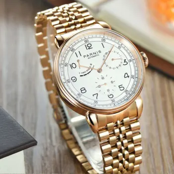 PARNIS Atsitiktinis Sporto Laikrodžiai Vyrams Balta Top Brand Prabanga Karinės jubiliejaus Riešo Žiūrėti Žmogus Laikrodis Mados Automatinis Laikrodis