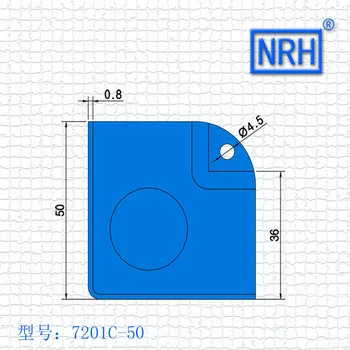 NRH 7201C-50 plieno kampe Raštas aukštos kokybės stiprintuvas kampas Kampas granulių našumo įranga atveju cornerite chrome apdaila