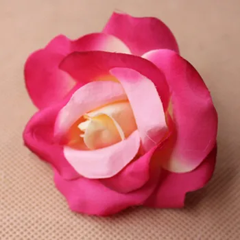 6.5 CM,Aukštos Kokybės Šilko Nekilnojamojo Touch Rožės Vadovai,Gėlių Galvos Vainikas,Gėlių Girliandą, 
