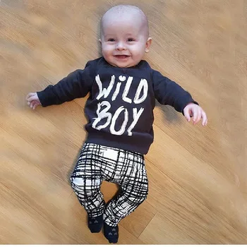 2020 m. rudenį Naujų berniuko drabužius ilgomis rankovėmis Viršuje+kelnes 2vnt sportinis kostiumas kūdikių drabužiai nustatyti naujagimio bamblys kūdikių drabužių rinkinys