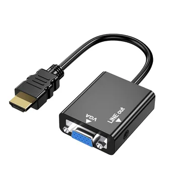 Sprogimo Modelis HDMI į VGA Kabelis, Audio Maitinimo HDMI į VGA Adapteris, Laidas HDMI į VGA Konverteris
