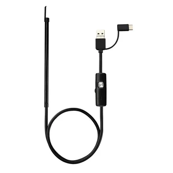 2018 Profesinės Naujas 3 In 1 Šaukštas Ausies Endoskopą Endoskopą USB Ausų Valymo OTG, skirta 