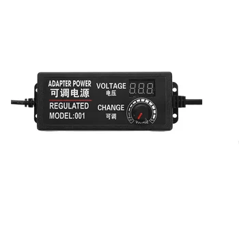 12V 5A 60W AC/DC Adapteris impulsinis Maitinimo šaltinis Reguliuojama Maitinimo Adapteris Ekranas