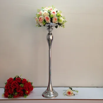 75cm aukščio vestuvių gėlių vaza stovas/aukštas vestuvių puošmena, vestuvių papuošimas/vestuvių kelių švino T etapas