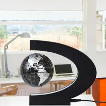 2019 NAUJAS Magnetic Levitation Pasaulyje Plaukiojantis Pasaulio Žemėlapyje Kamuolys Lempos Kietas Apšvietimo Office Home Apdailos Sausumos Pasaulyje Lempa