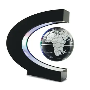 2019 NAUJAS Magnetic Levitation Pasaulyje Plaukiojantis Pasaulio Žemėlapyje Kamuolys Lempos Kietas Apšvietimo Office Home Apdailos Sausumos Pasaulyje Lempa