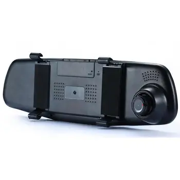 Dvigubas Veidrodis Vairavimo Diktofonas Vandeniui 1080P Dual Didelės raiškos Objektyvas Traukti Atgal Kamera, Atbulinės eigos Vaizdo Stovėjimo Stebėti