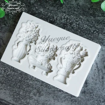 Yueyue Sugarcraft Naujausias silikono formos minkštas pelėsių tortas dekoravimo priemonės šokolado gumpaste pelėsių