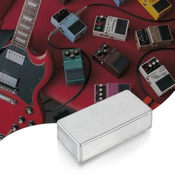 Diecast Aliuminio korpusas, Gitaros Pedalas Poveikis Stompbox&Pedalo Aptvarą Gitaros Efektu Pedalas 10X5X2.2CM