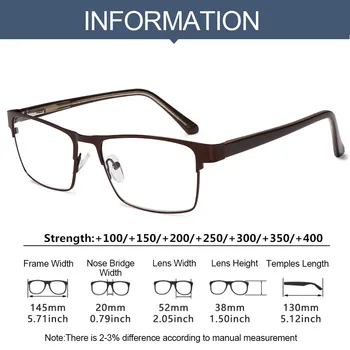 Naujas verslo anti-mėlyna šviesa skaitymo akiniai iš titano lydinio rėmas vizija priežiūros ultra light dervos metalo akiniai