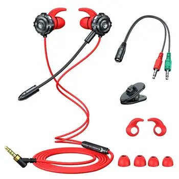 G500 Ausinės Platus Compability Žaidimų Mic In-Ear Ausinių Triukšmo Izoliuoti Ausinės už Sąsiuvinis