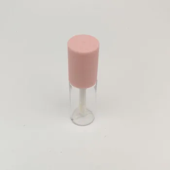Rožinė Kepurė Lipgloss Vamzdis 3 ml 50 vnt Kosmetikos Konteinerių Pakuotės Tuščias Lūpų Blizgesys Vamzdis Su Lazda