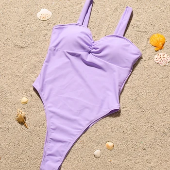 Tanboby Moterų maudymosi kostiumėlį 2021 Karšto Pardavimo Seksualus Bodysuits vientisas Push Up maudymosi Kostiumėliai, Aukštos Sumažinti Diržas 1 vnt Paplūdimio Plaukti Suknelė