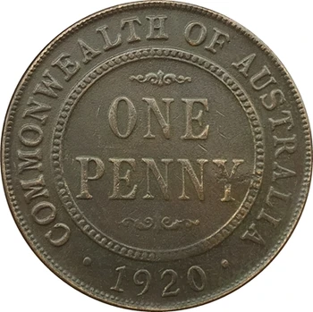 REPLIKA 1911-1936 26 monetų Australija Vieno Cento Monetos Kopiją coper