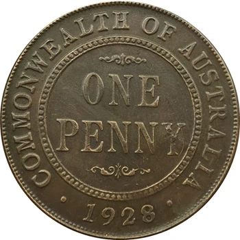 REPLIKA 1911-1936 26 monetų Australija Vieno Cento Monetos Kopiją coper
