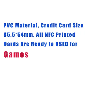 385 Pasisekė NFC Spausdinimo Korteles NTAG215 Spausdintos Kortelės Žaidimai