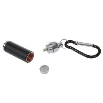 Skatinimas! Mini LED Žibintuvėlis Žibintuvėlis Šviesos Keychain Portable JUODAS