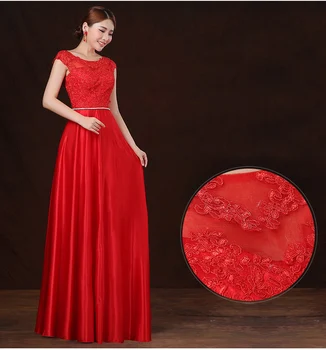 Ilgai blush raudoną nuotakos karšto rausvos fuksija plius dydis bridemaid šalis suknelė nuotakos maides crimson spalvingi bridesmaid dresses B2913