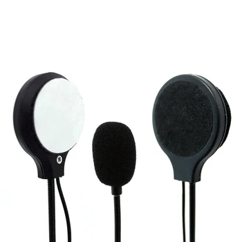 Universalūs Motociklo Šalmas Stereo Ausines su Mic Mikrofonas MP3 Mobilusis Telefonas