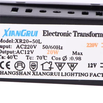 20W AC 220V Į 12V LED Maitinimo šaltinis Vairuotojo Elektroninis Transformatorius