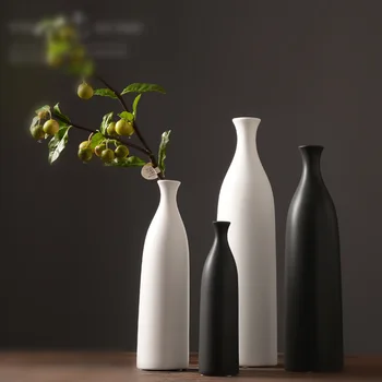 Šiaurės Baltos Keramikos Vaza, Apdailos Lentelės, Apdailos Kūrybos Namų Puošybai Keramikos Amatai Vaza