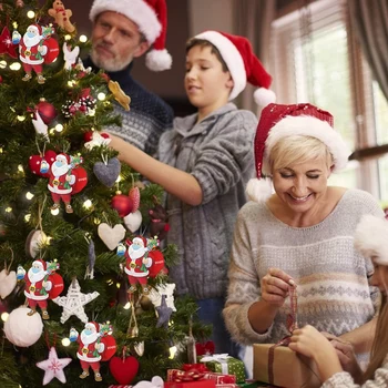 Kalėdų Papuošalai Kalėdų Medžio Apdaila Mielas Kalėdų Dervos Pakabukas