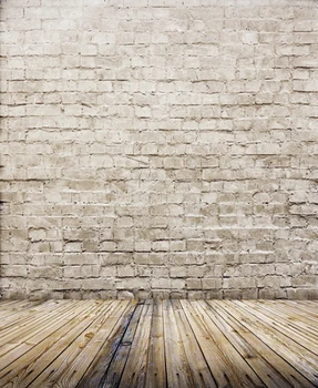 Vinilo fotografijos fonas plytų sienos, medinės grindys kavos parduotuvė Nuotrauka backdrops fotografijos studija priedai rekvizitai