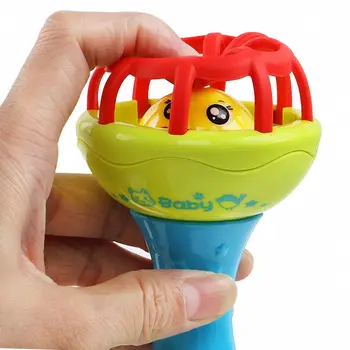 Kūdikio Barškutis Vežimėlis Švietimo Žaislai Naujagimiams Vaiko Raidos Maisto Klasės Kramtyti Sugriebti Ranka Bell Mobiliųjų telefonų 0-12 Mėnesių