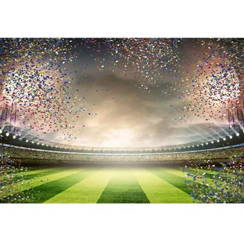 Futbolo Lauką Fonas Fotografijos Pasaulio Futbolo Rungtynes Stadione Nuotrauka Fone Studija Pritaikyti Foną Fotografija