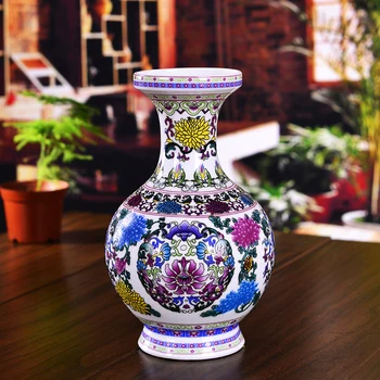 Jingdezhen Porceliano Emaliu padengtas Mėlynos Ir Baltos spalvos Porceliano Šviesos Pastelinės Mažos Vazos, Namų apyvokos Kambarį Priedai keramikos vaza